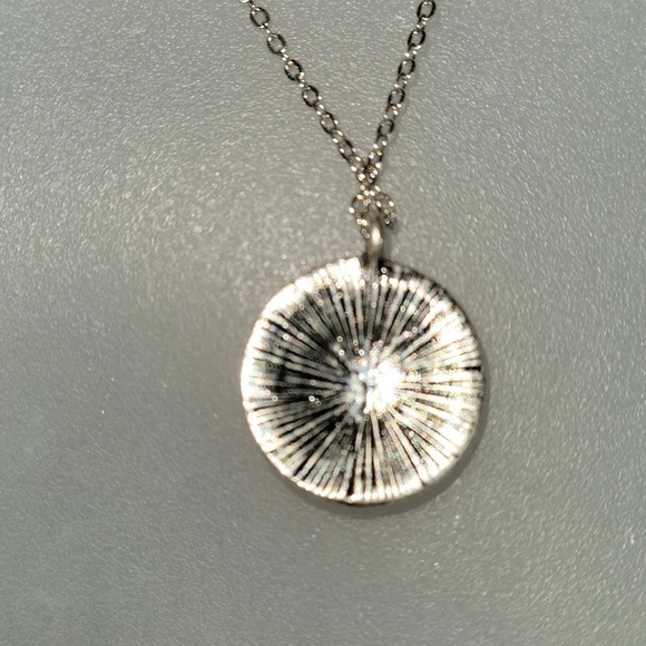 Sun Fashion Necklace Small Silver Costume Jewelry New Age Boho - Picture 3 of 5